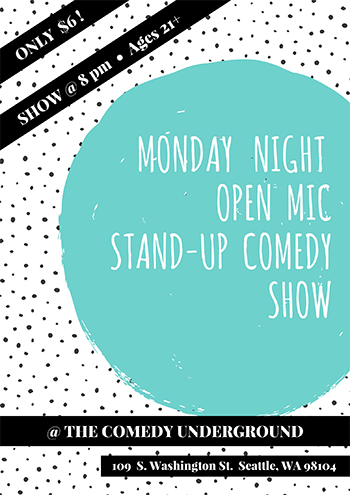 Monday Night Open Mic Comedy Show